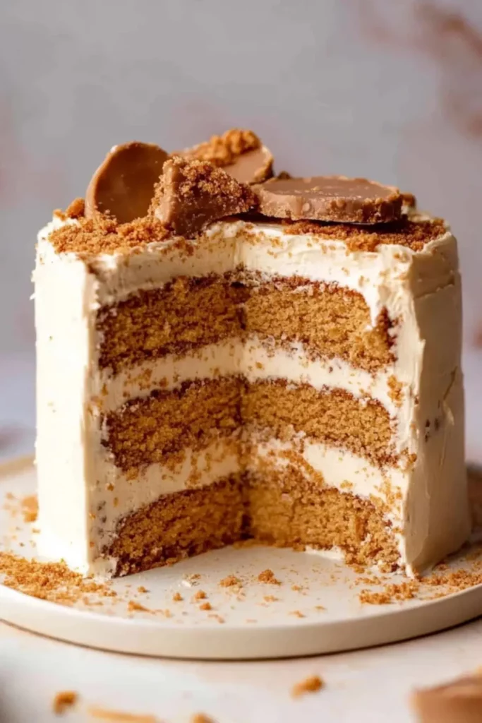 Biscoff Cookie Butter Cake
