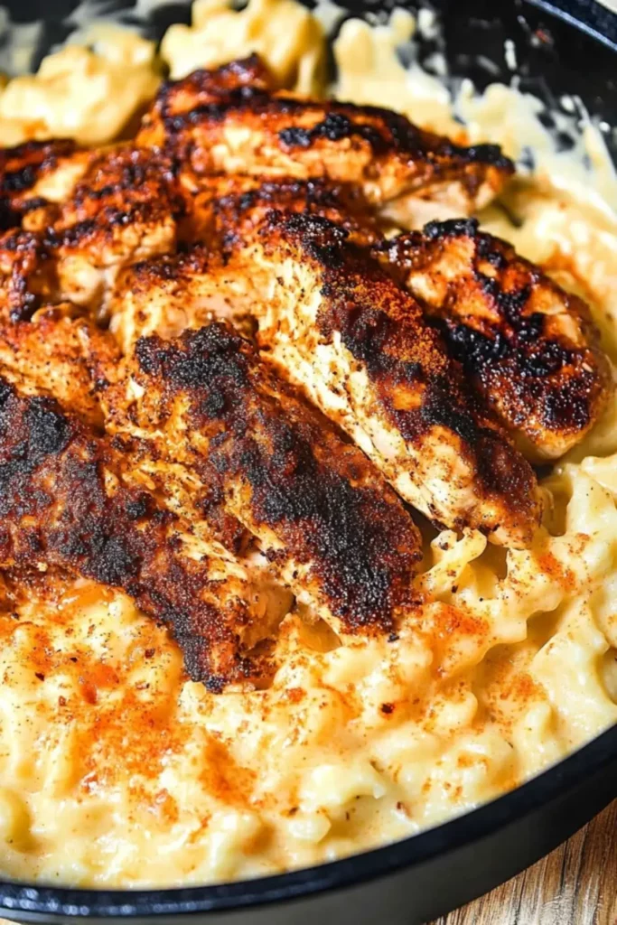 Blackened Cajun Chicken Alfredo