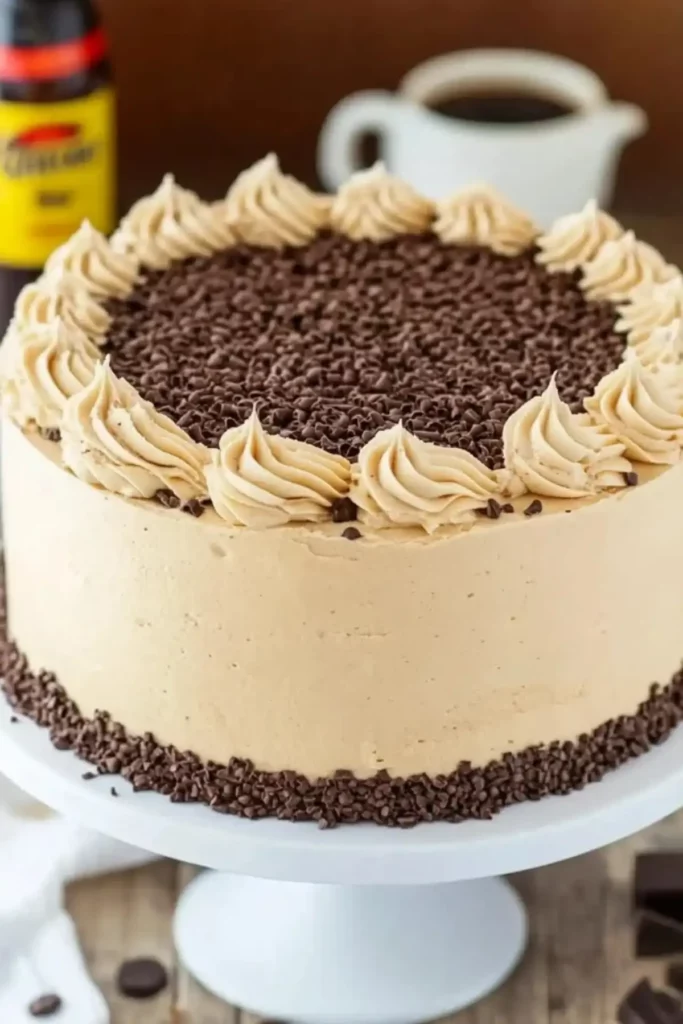 Kahlua Coffee Chocolate Layer Cake