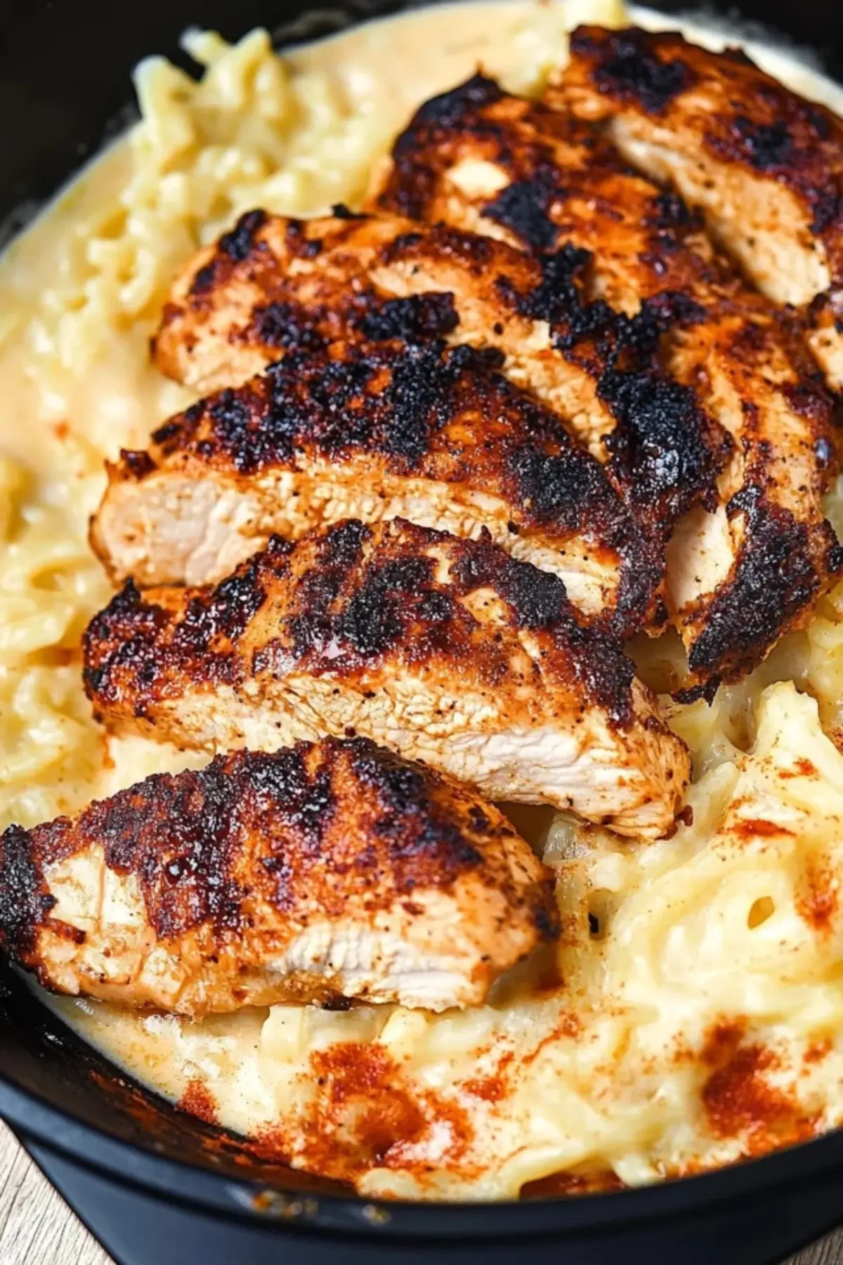 Blackened Cajun Chicken Alfredo