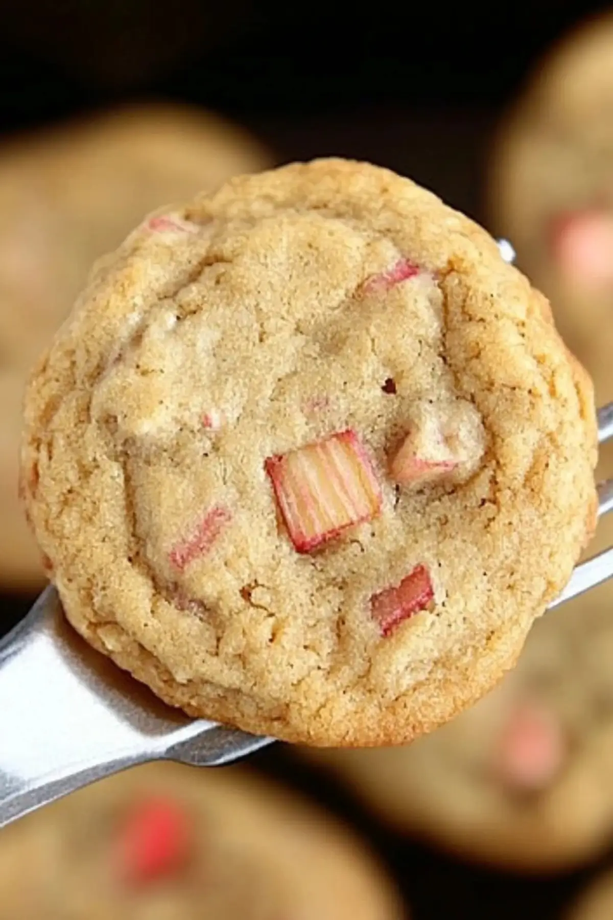 Brown Sugar Rhubarb Cookies