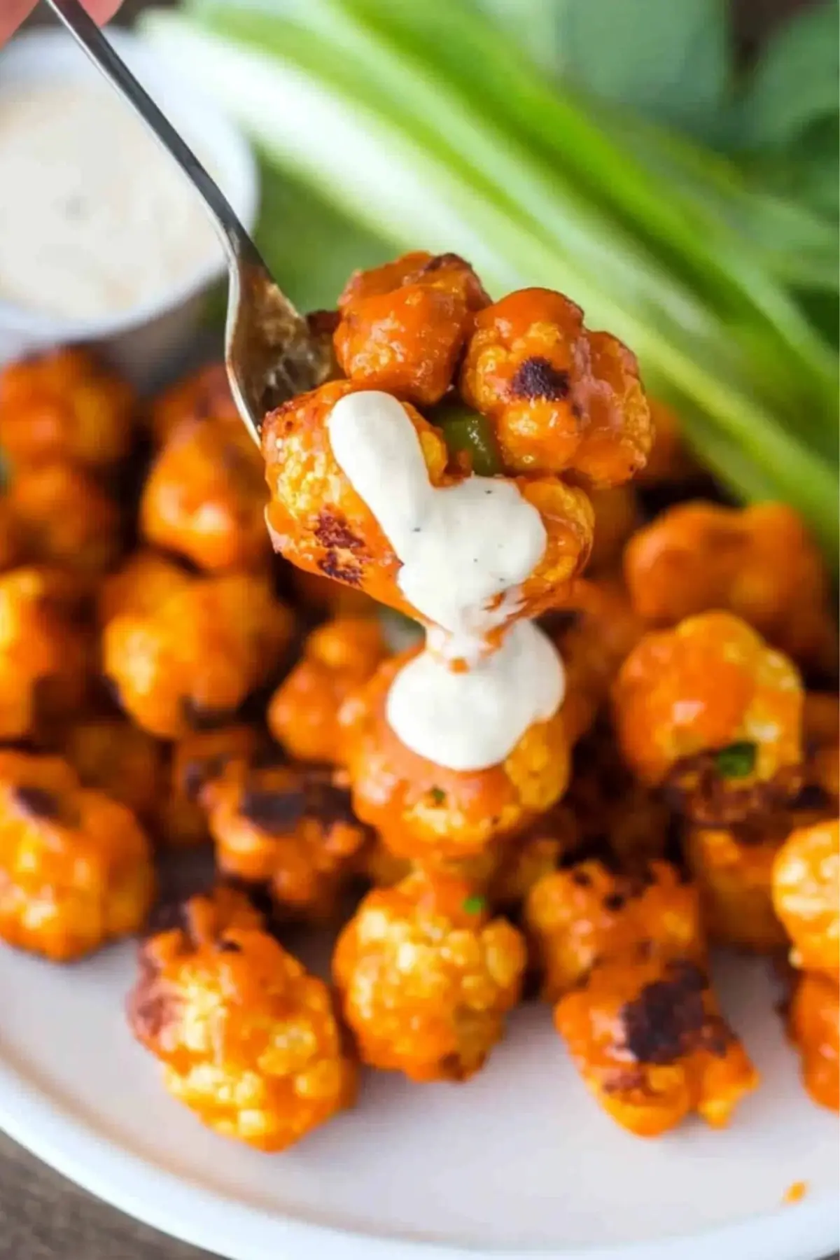 Buffalo Cauliflower Bites