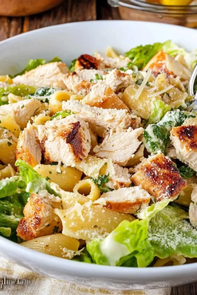 Chicken Caesar Pasta Salad