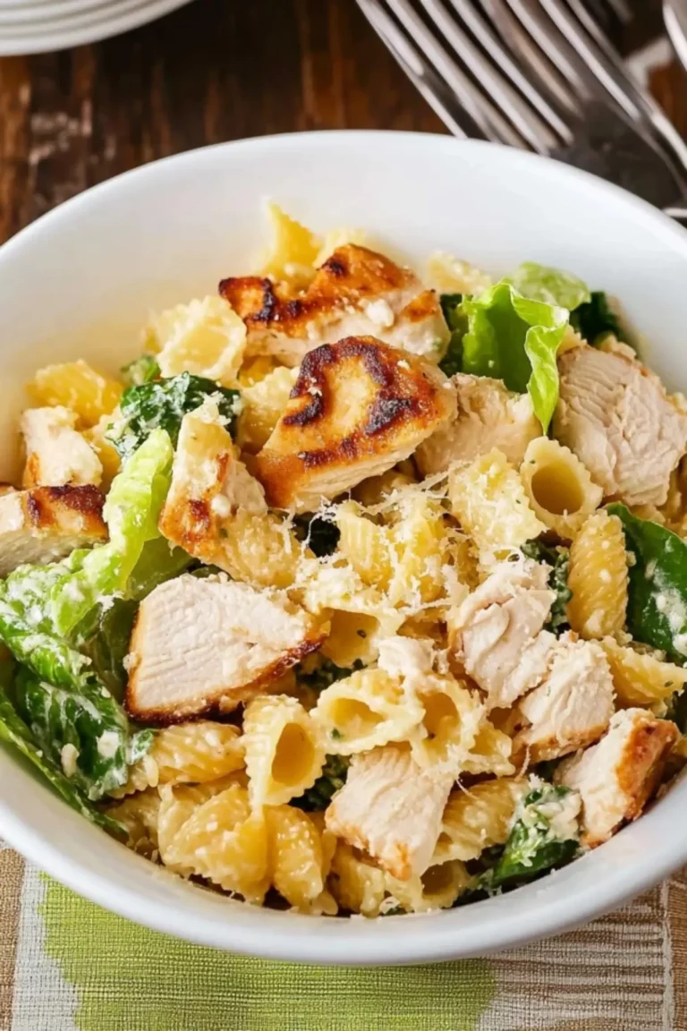 Chicken Caesar Pasta Salad
