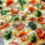 Cold Vegetable Pizza