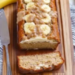 Cream Cheese filled Banana Bread With Cinnamon Streusel