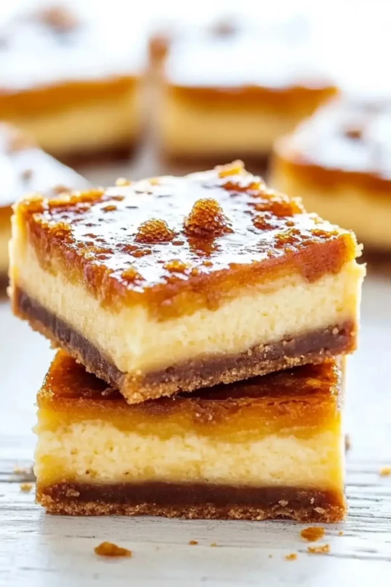 Creme Brulee Cheesecake Bars