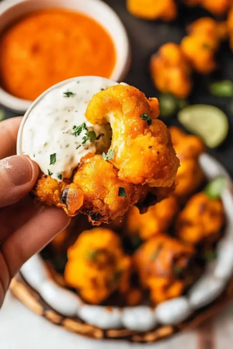 Crispy Buffalo Cauliflower Wings