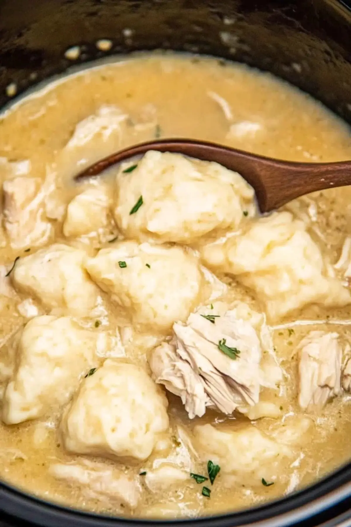 Crock Pot Chicken And Dumplings 