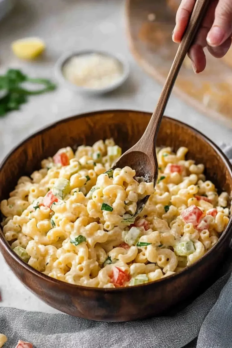 Dill Pickle Macaroni Salad