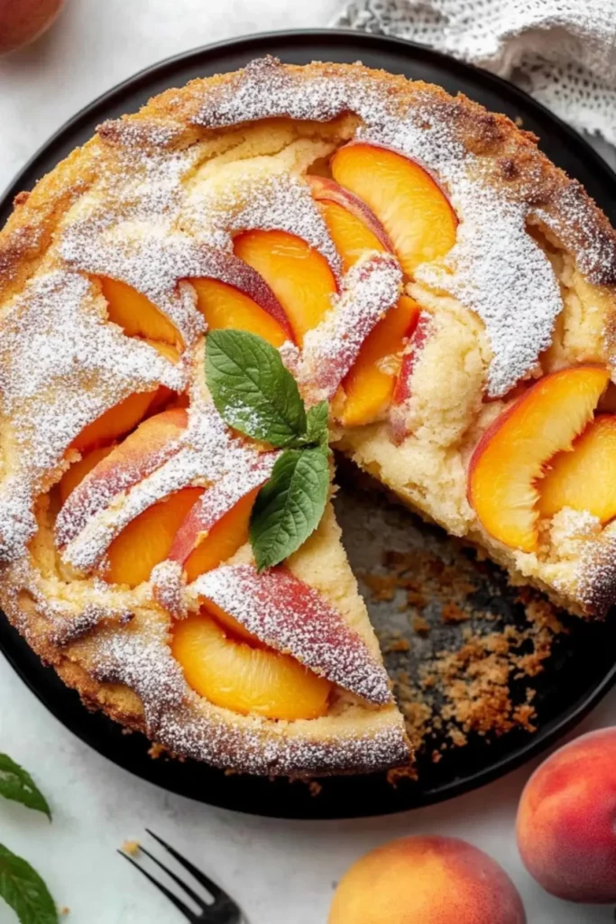 Fresh Peach Cake
