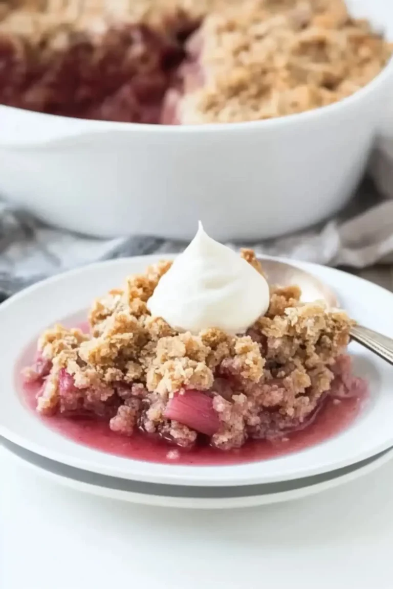 Keto Rhubarb Crisp