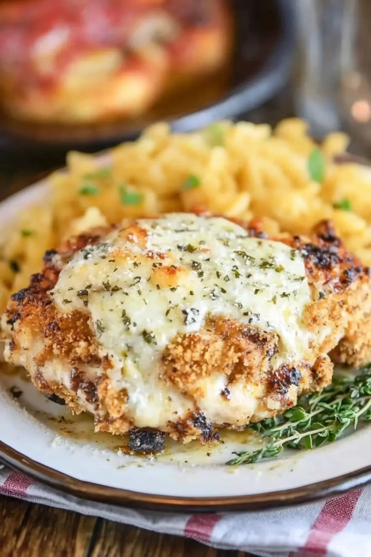 Longhorn Garlic Parmesan Crusted Chicken