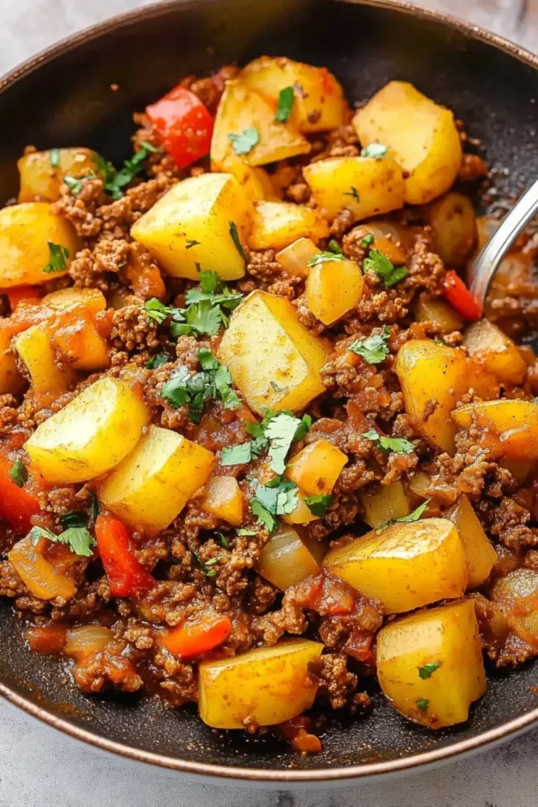 Mexican Ground Beef and Potato Skillet