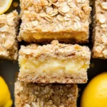 Oatmeal Lemon Crumble Bars