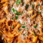 One Pan Pasta Bolognese