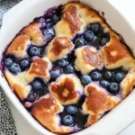 Overnight Blueberry French Toast Casserole