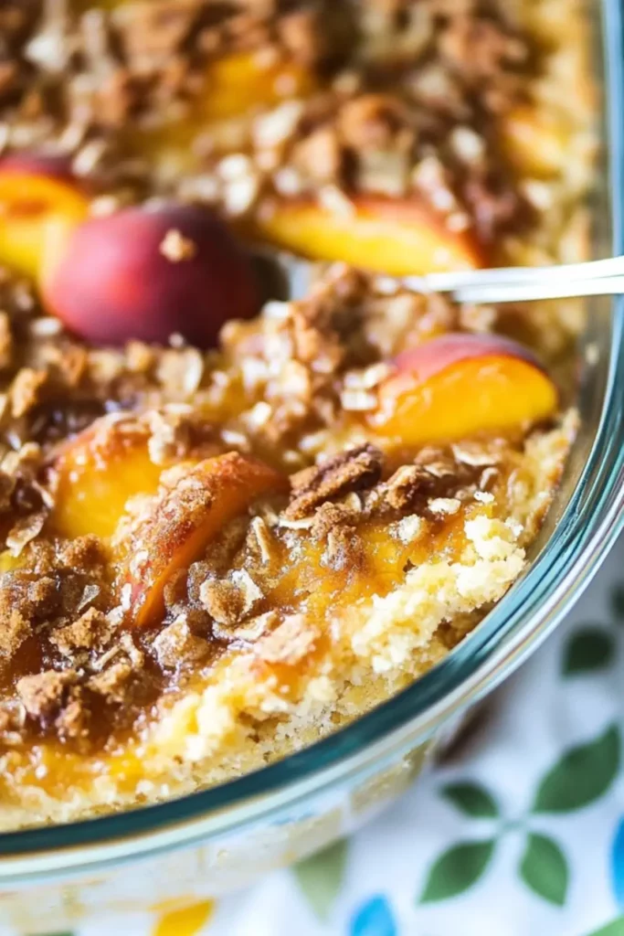 Peach Dump Cake Recipe