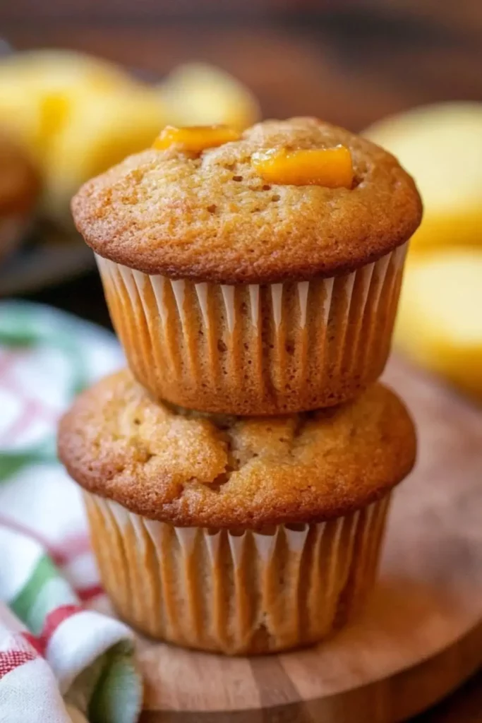 Peach Muffins Recipe