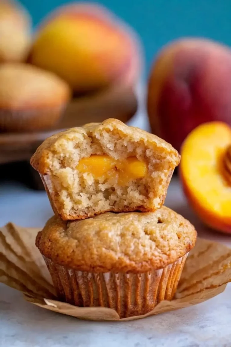 Peach Muffins Recipe
