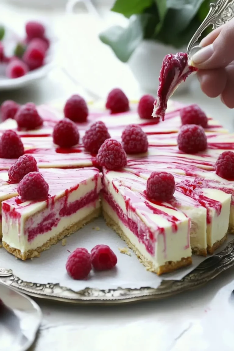 Raspberry cheesecake