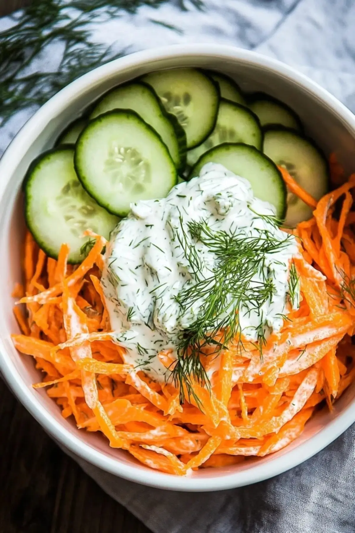 Raw Carrot and Cucumber Salad with a Creamy Dill VinaigretteHomemade Bread Recipe for Beginners