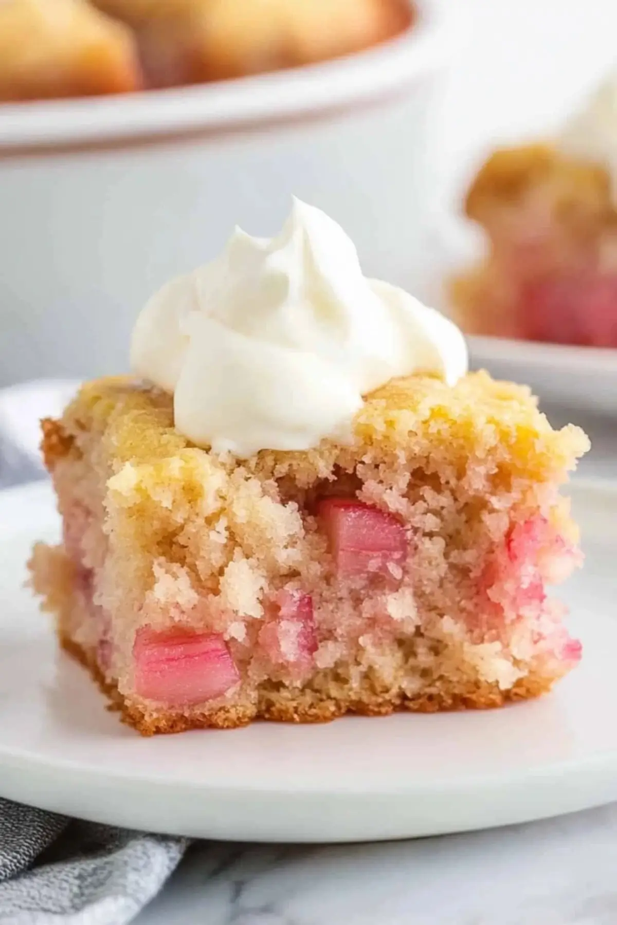 Rhubarb Coffee Cake