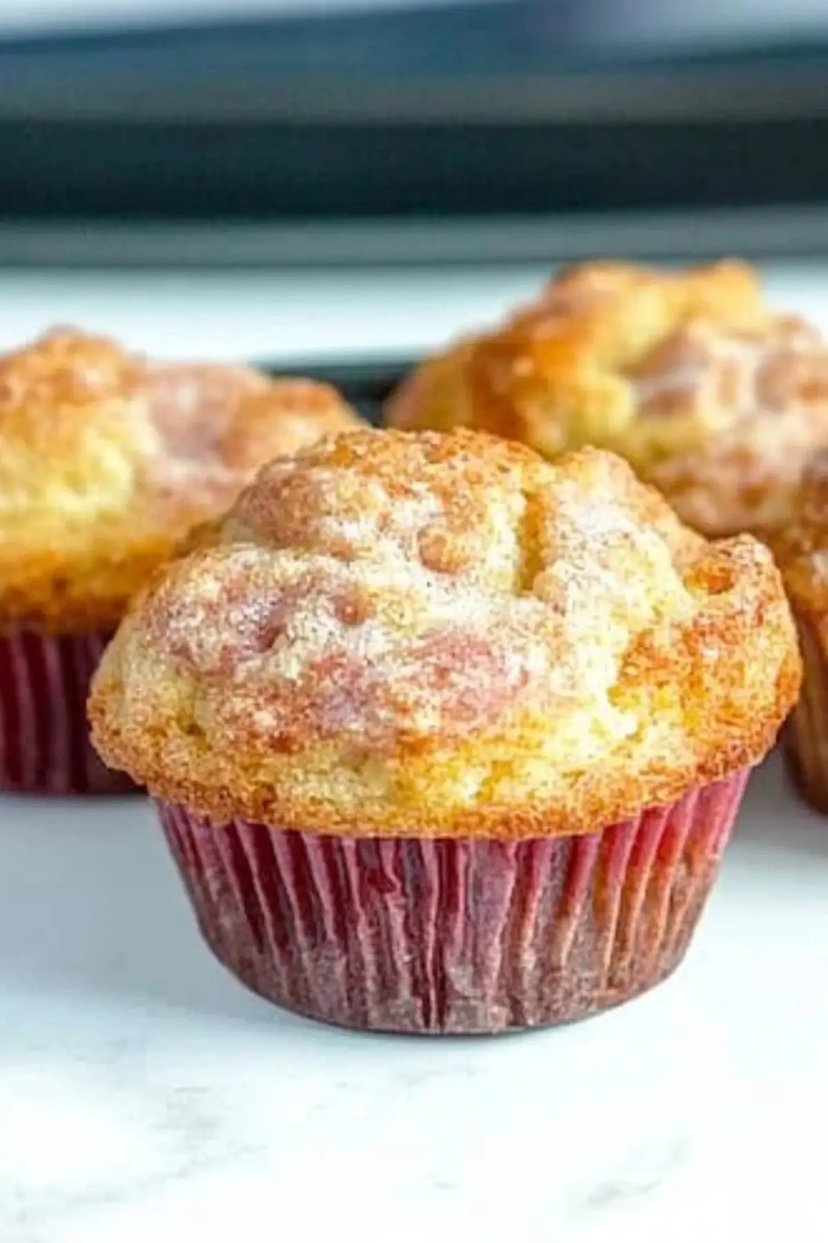 Rhubarb Muffins with Greek Yogurt