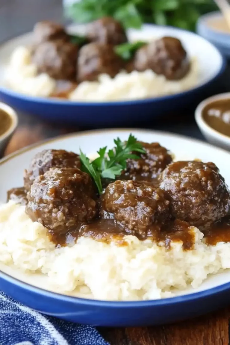 Salisbury Steak Meatballs