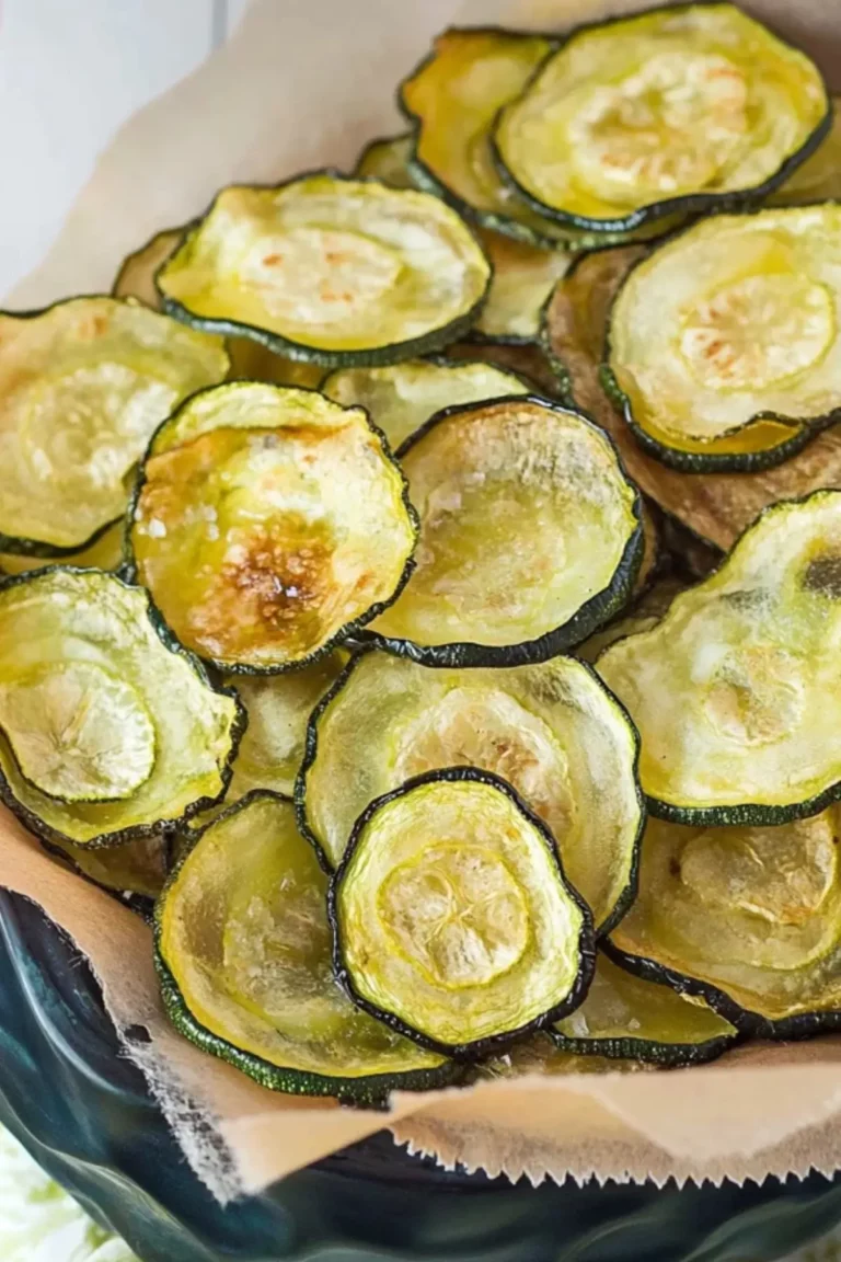 Salt and Vinegar Zucchini Chips