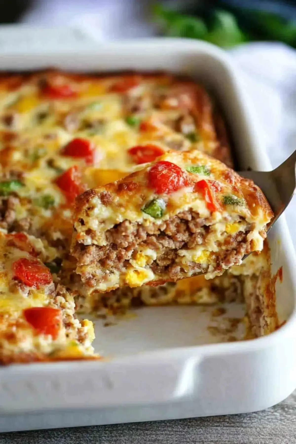 Sausage and Egg Breakfast casserole