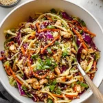 Sesame Chicken Cabbage Crunch Salad