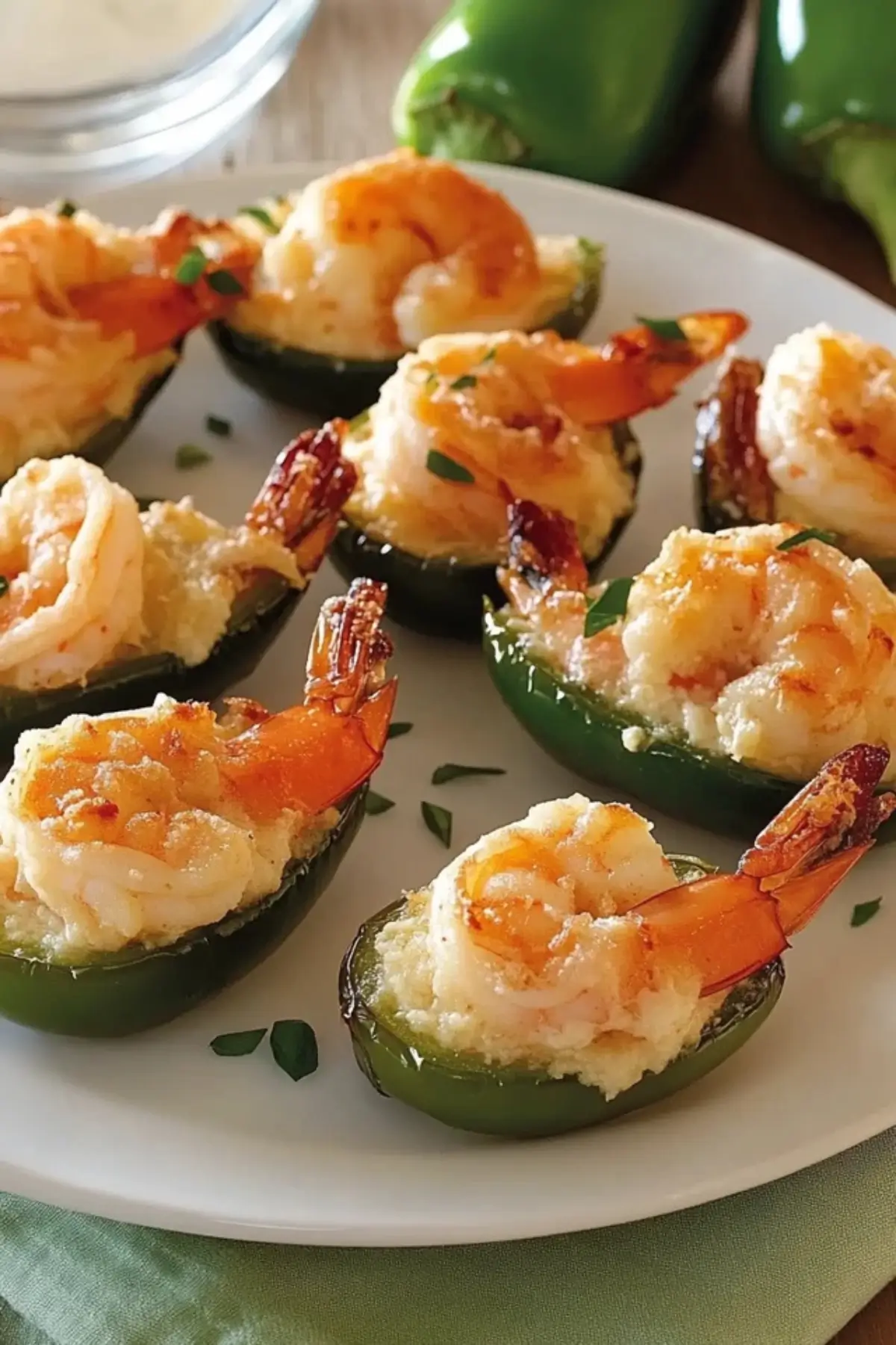 Shrimp Stuffed Jalapeño Poppers 