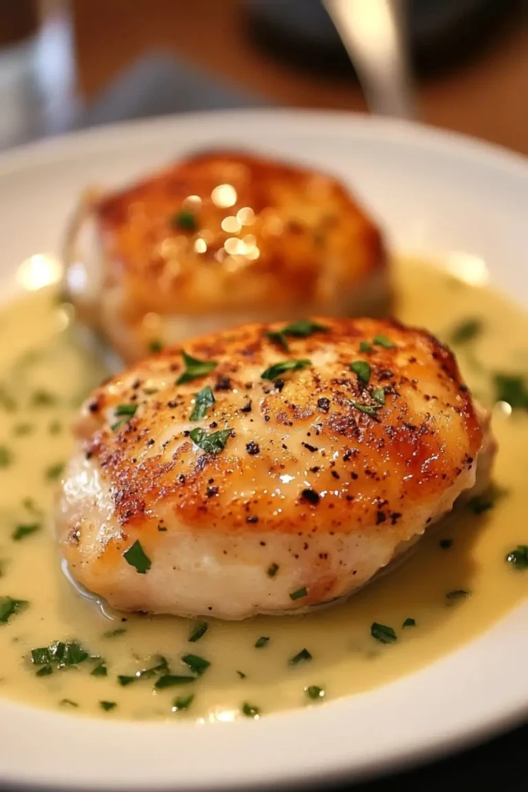 Chicken with Boursin Sauce with Garlic and Fine Herbs