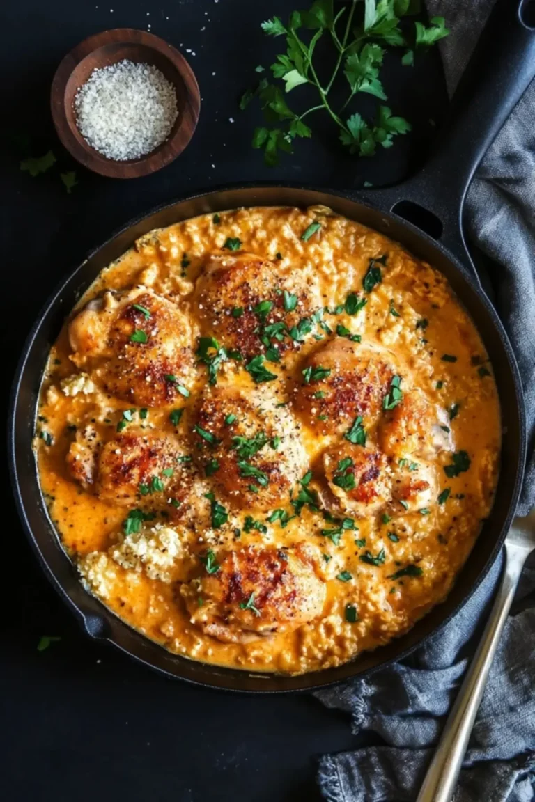 Skillet Bang Bang Chicken Thighs