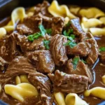 Slow Cooker Beef and Noodles