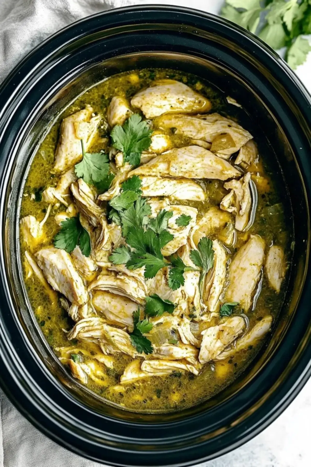 Crockpot Salsa Verde Chicken