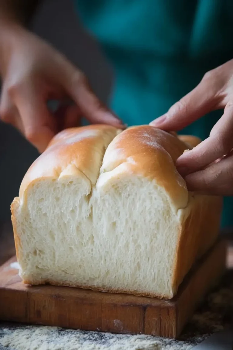 Soft Fluffy Hainanese Bread Loaf