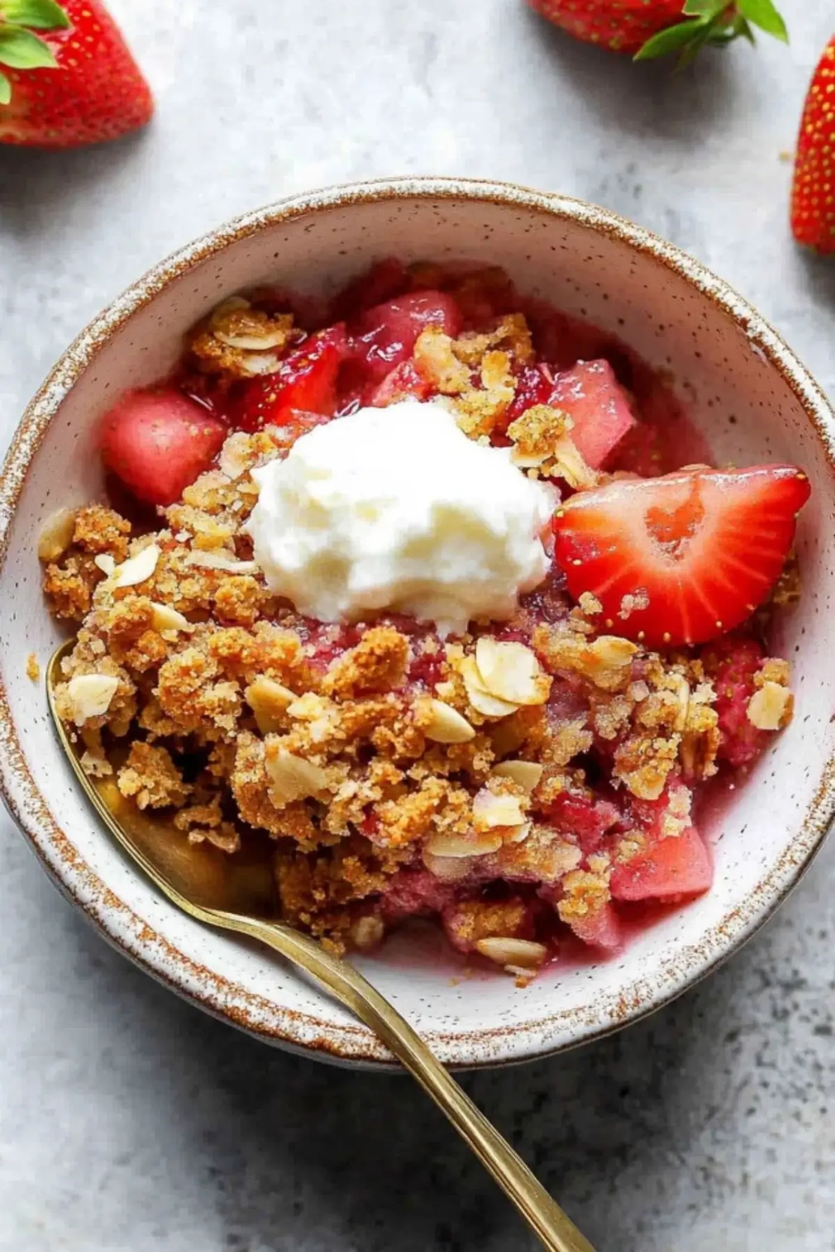 Strawberry Rhubarb Crisp