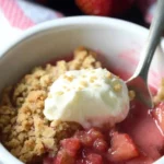 Strawberry Rhubarb Crumble