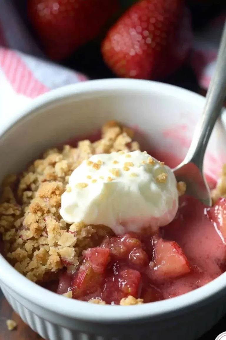 Strawberry Rhubarb Crumble