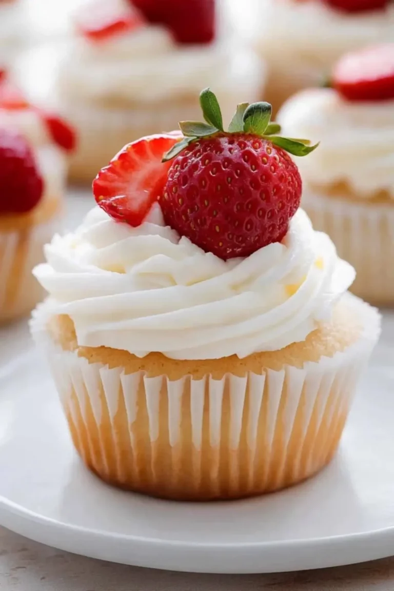 Strawberry Shortcake Cupcakes