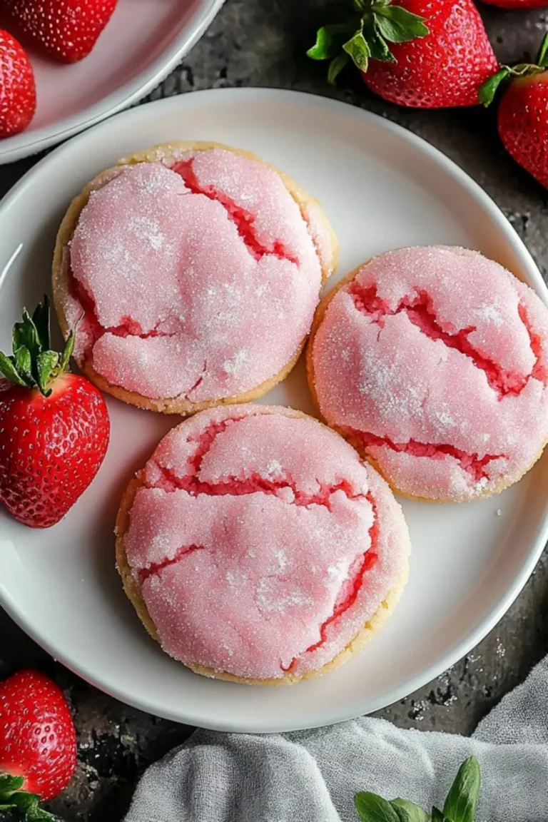 Strawberry Sugar Cookies