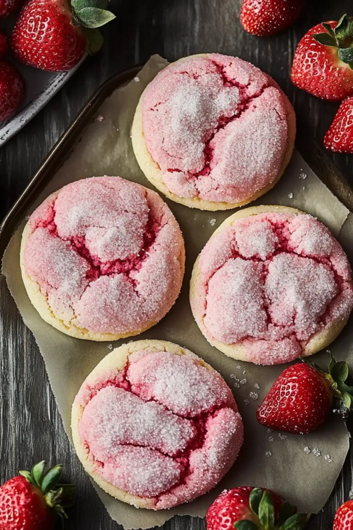 Strawberry Sugar Cookies