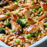 Teriyaki Chicken and Rice Casserole