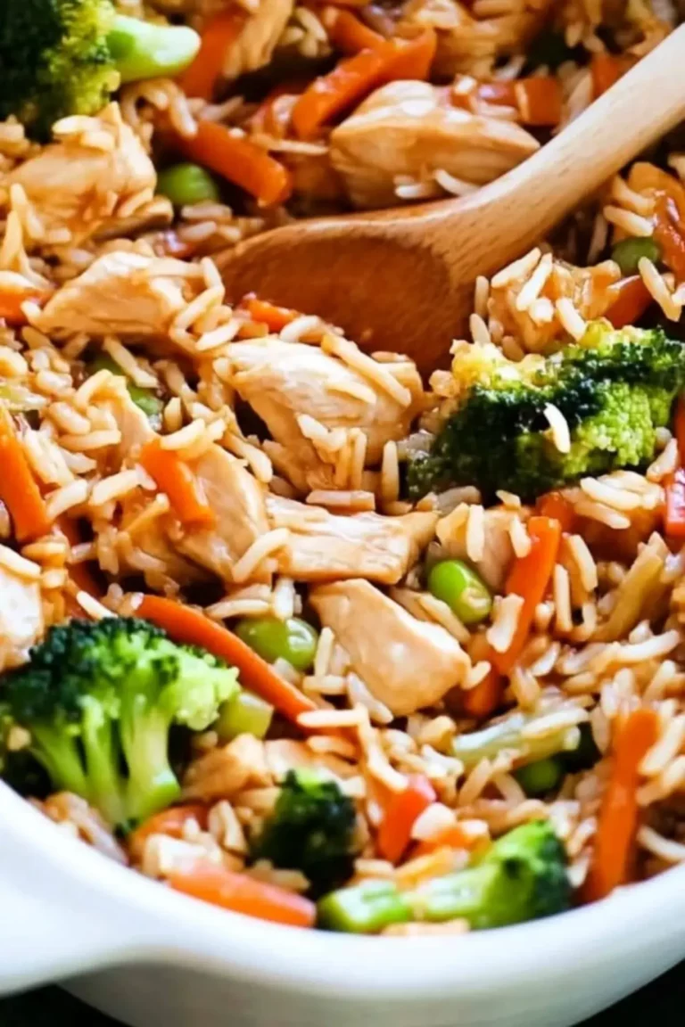 Teriyaki Chicken and Rice Casserole