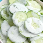 The Best Creamy Cucumbers