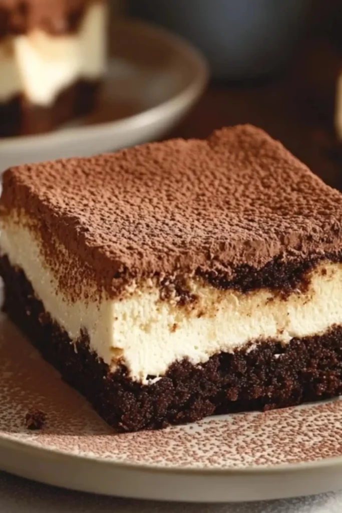 Tiramisu Brownies
