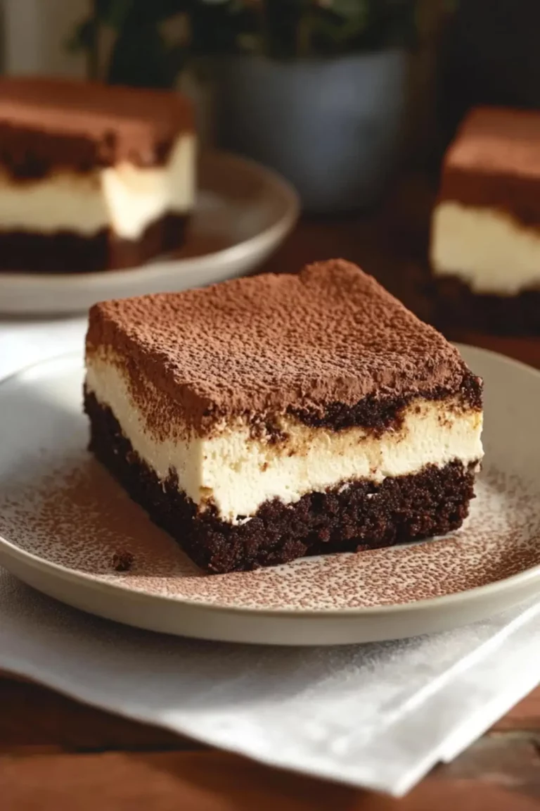 Tiramisu Brownies