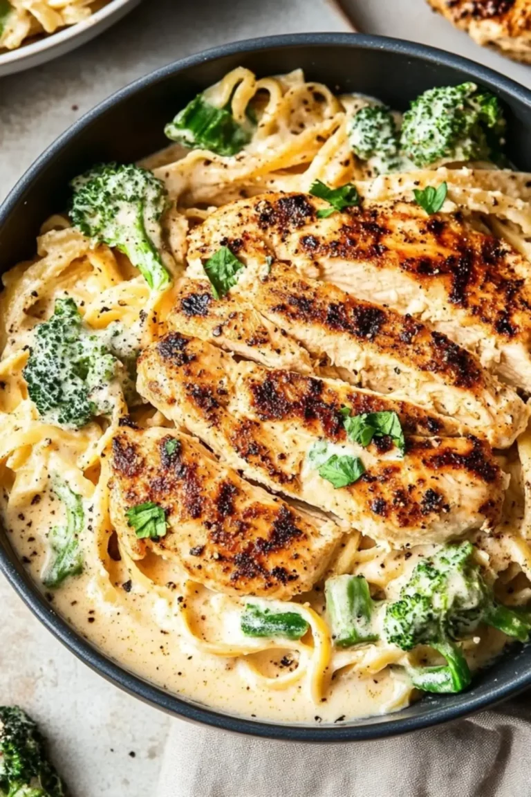 Low Calorie Chicken Alfredo